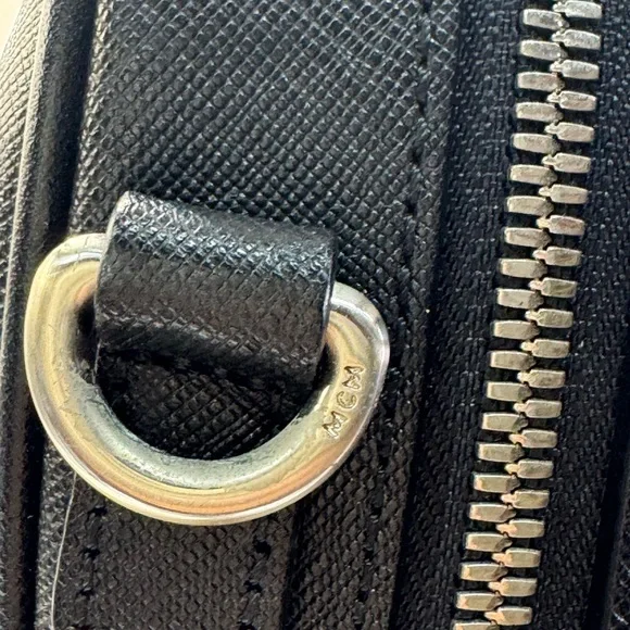 MCM Black Leather Men's/Women’s Laptop/Briefcase Bag - Picture 11 of 16